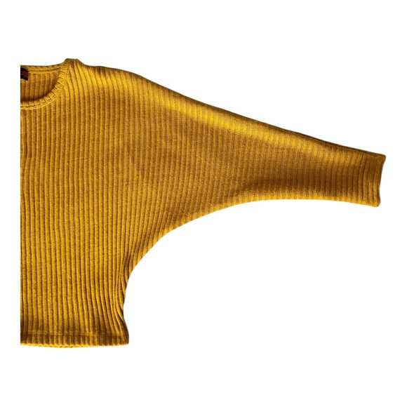 Isle by Melis Kozan Women's Sweater Mustard Yellow Size Small - Picture 8 of 13